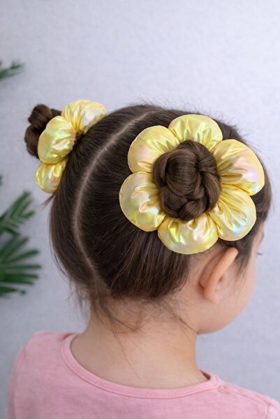 EMKSHOP Cataramă din cauciuc, strălucitoare, pufoasă, tip margaretă, de culoa...