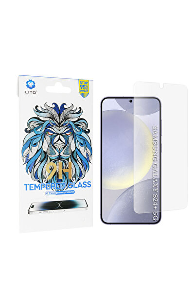Lito Samsung Galaxy S24 Plus 9H Σκληρυμένο γυαλί, διαφανές