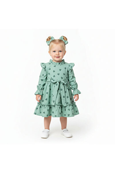 SeaBubbles Рокля за момичета с сърцевиден мотив