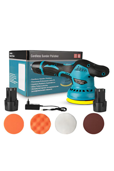 MagExpert Car Polisher with 2 12V Batteries, Cordless, Portable, 2500-5000 Rp...