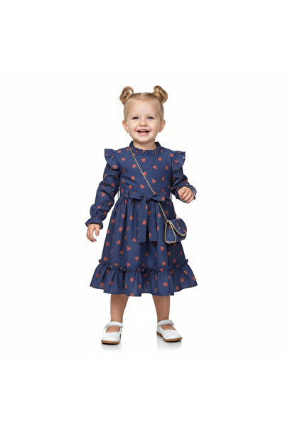 SeaBubbles Рокля за момичета с сърцевиден мотив