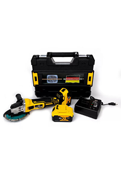 German Meister Flex Grinder with 2 Batteries 36V 5AH, max disc 125 mm, Storag...