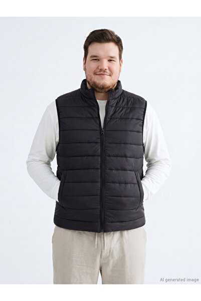 LC Waikiki Rmz Gi̇yi̇m Farkiyla Standardfit Judge Collar Men's Puffer Vest