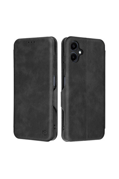 Techsuit Θήκη 360° για Samsung Galaxy A06 Safe Πορτοφόλι Plus, μαύρη