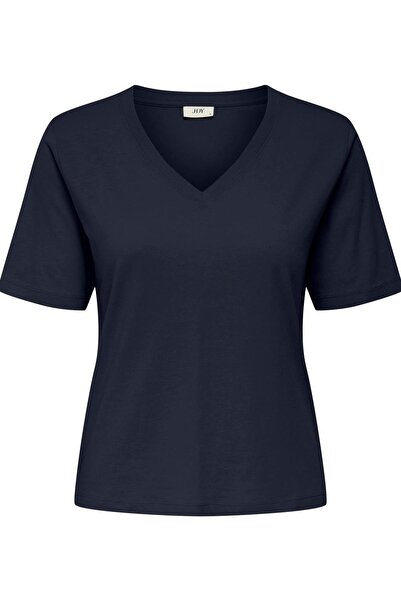 ONLY JDY JDYREX Ženska bluza sa V-izrezom, kratkih rukava, ležerna