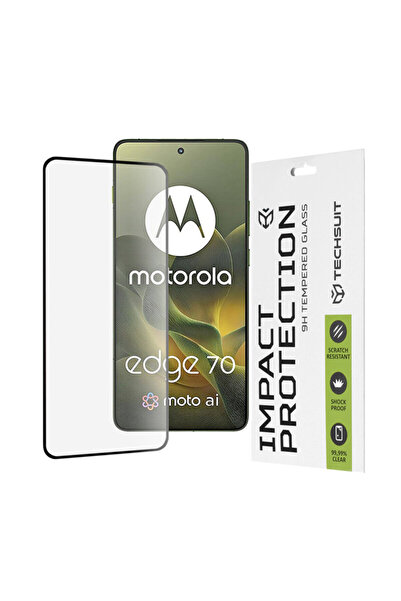 Techsuit Motorola Edge 70 111D Sticlă completă cu adeziv