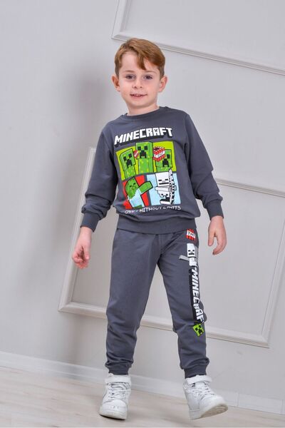 ÖRZİ Kids MEVSİYLİK ba cu imprimeu ip costum de trening pentru băieți 3-10 ani