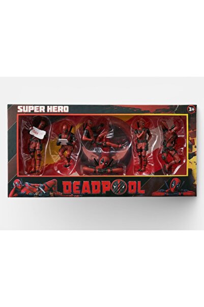 Natavanbutık 🔴⚔️ Deadpool Figür Seti (6’lı Koleksiyon) 🖤💥