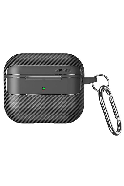 Techsuit AirPods 3 CarbonFiber Case, Black
