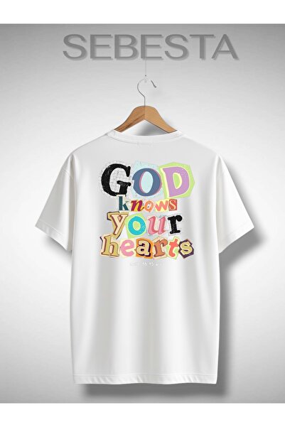 Sebesta Fashion God Knows Printed Premium Oversize T-Shirt