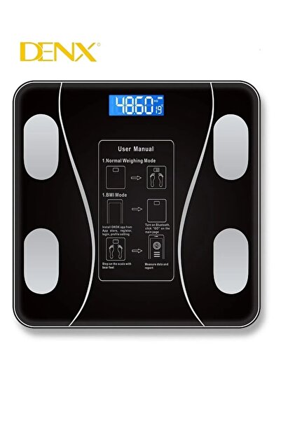 Denx ميزان ذكي بتقنية بلوتوث DX1717 مع خاصية تحليل تكوين الجسم بتقنية BIA وتك...