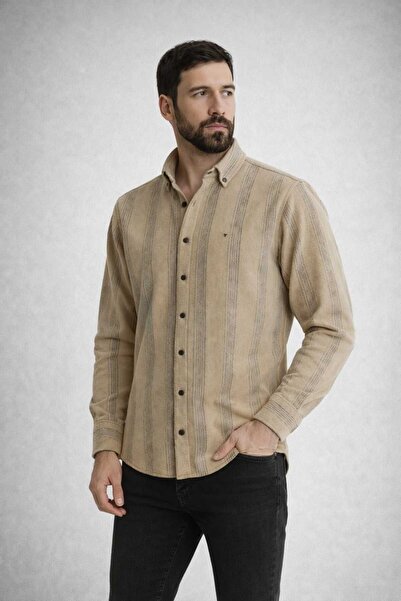 Ünal Giyim Full Winter-Weight Thick Slim Fit Lumberjack Shirt