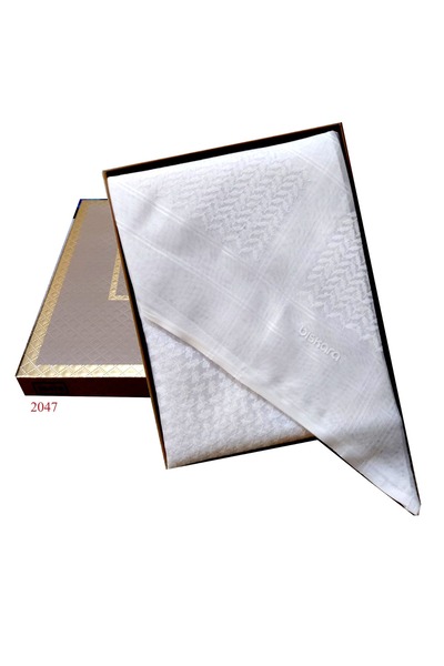 biskara White shemagh from Pescara, excellent quality