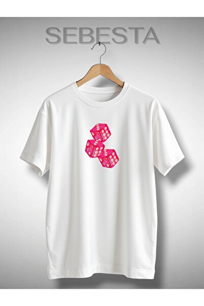 Sebesta Fashion تي شيرت كبير الحجم مطبوع عليه زار