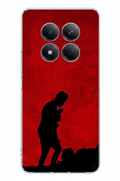 TechTree حافظة سيليكون متوافقة مع Redmi Note 15 PRO PLUS مزودة بتفاصيل ظل وصو...