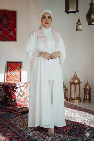Marvella By Rasha Blush Gem Abaya