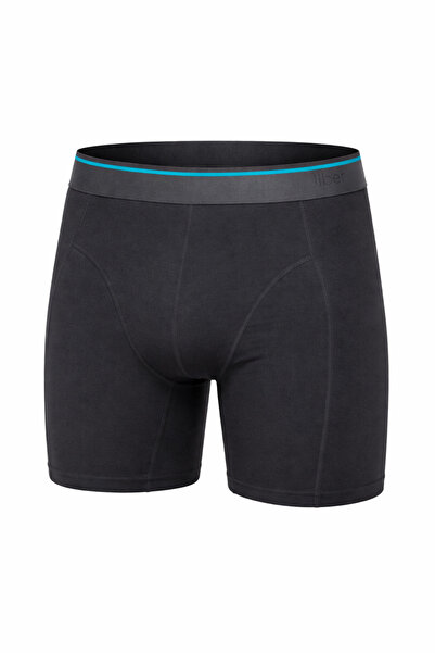 YUYİ Ji̇ber 96% Cotton 4% Elastane Triple Pack Men's Long Boxer 268