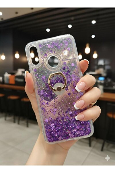 TECNOTREND Huawei P Smart 2019 / Honor 10 Lite Uyumlu Kılıf Sulu Simli Yüzükl...