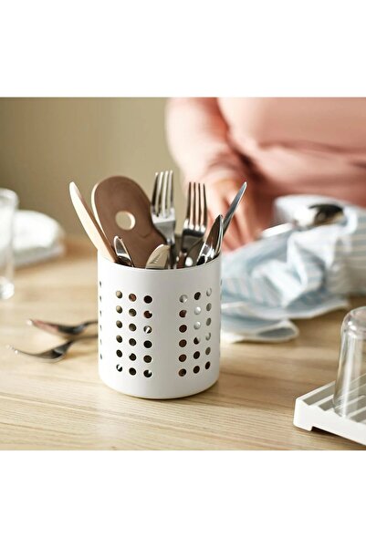 IKEA QUİCK Tezgah Üstü Kaşıklık Yükseklik 13,5 Cm Paslanmaz Çelik Çatal Bıçak...