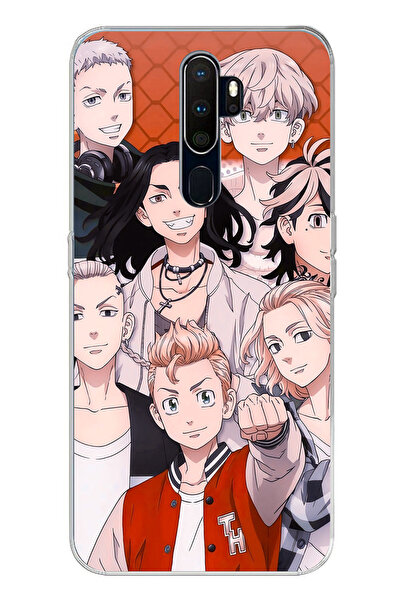 TechTree حافظة سيليكون مطبوعة بشخصيات طوكيو ريفينجرز متوافقة مع هاتف اوبو A5/...