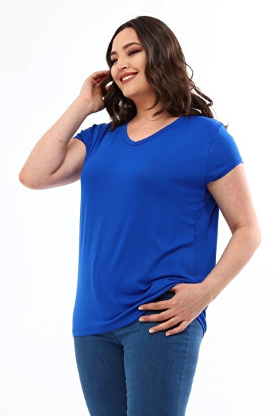 aytemas V-Neck Basic Blouse