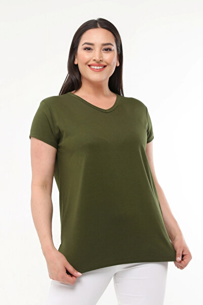 aytemas V-Neck Basic Blouse