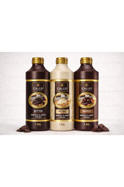 Callei Bitter & Sütlü & Beyaz Waffle Mix