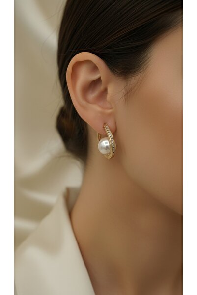 Multi JEWEL أقراط فولاذية فاخرة من Xuping مرصعة بحجر الزركون واللؤلؤ - موديل ...