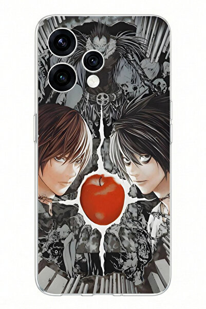 TechTree حافظة سيليكون مطبوعة بتصميم غطاء ديث نوت متوافقة مع OPPO Reno 15 - R...