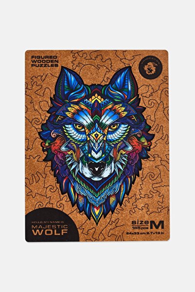 Unidragon Majestic Wolf Figured Wooden Puzzle