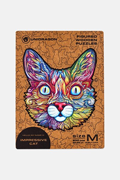Unidragon Impressive Cat Figured Wooden Puzzle