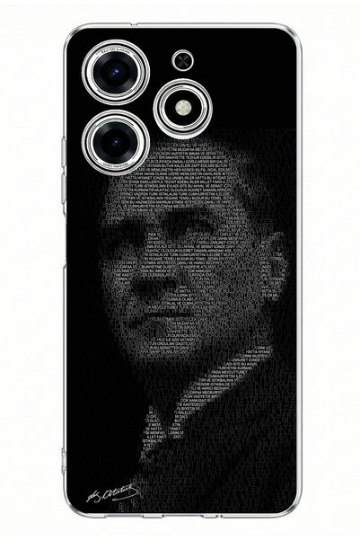 TechTree Tecno Spark 10 Pro Compatible Silicone Case with the Text "Hitabe to...