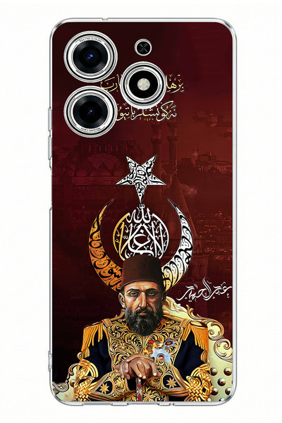 TechTree حافظة سيليكون مطبوعة متوافقة مع تكنو سبارك 10 برو من عبد الحميد هان