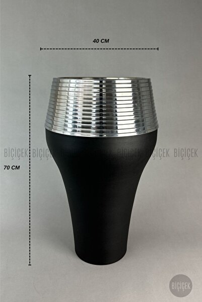 BİÇİÇEK CLEOPATRA SAKSI 70CM METAL