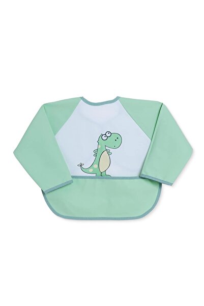 MATMEL مريلة أطفال طويلة الأكمام بتصميم تمساح لطيف - للرجال (قطعتان)