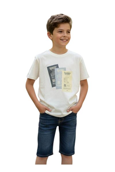 Ugly Duck ŠTAMPANO ZA DECE OD 9-14 GODINA T-shirt - KREMA