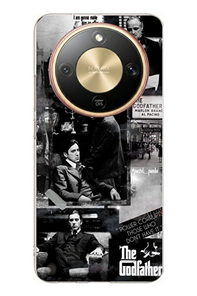 TechTree حافظة سيليكون مطبوعة بتصميم فيلم The GodFather Baba متوافقة مع هاتف ...