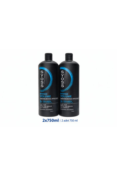 Syoss شامبو لزيادة الحجم للشعر الناعم والخالي من الكثافة 2x750 مل