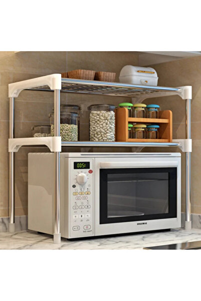 MagExpert Raft extensibil tip etajera pentru cuptorul cu microunde, organizat...