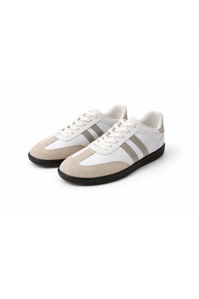 MG White-Beige-Grey Retro Sneaker – Casual, Comfortable and Stylish Sports Shoes