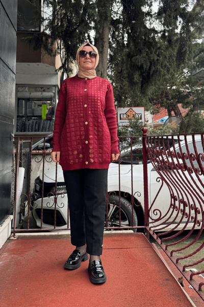 Ghisa Jacket Claret Red 25Ygsckt3027