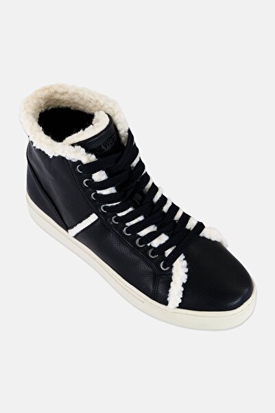 Nine West Women Medium Mellie Lace Up Casual Shoes, Black