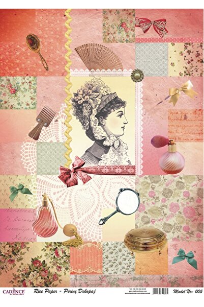 Cadence Brass Decorative Paper 29X42Cm No:Cd05