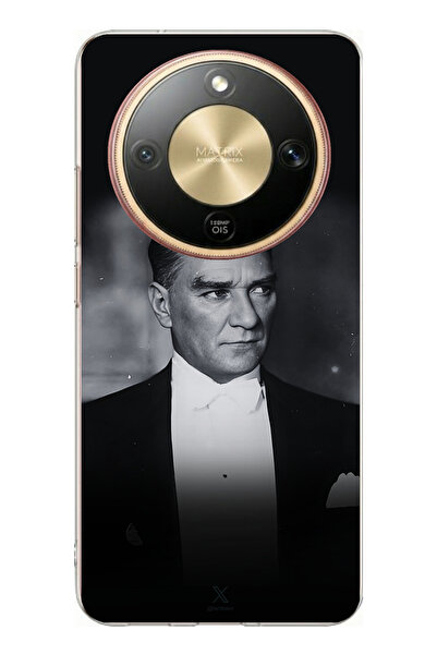 TechTree Honor Magic 8 Lite متوافق مع الأناقة والوقار: حافظة سيليكون مطبوعة ب...