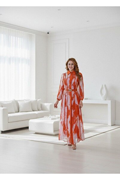 alqarat Atheer Premium Chiffon Dress