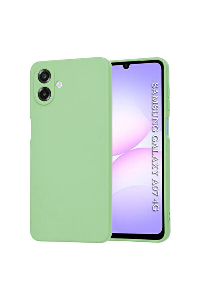 Techsuit Silicone Case for Samsung Galaxy A07 4G SoftFlex, Light Green