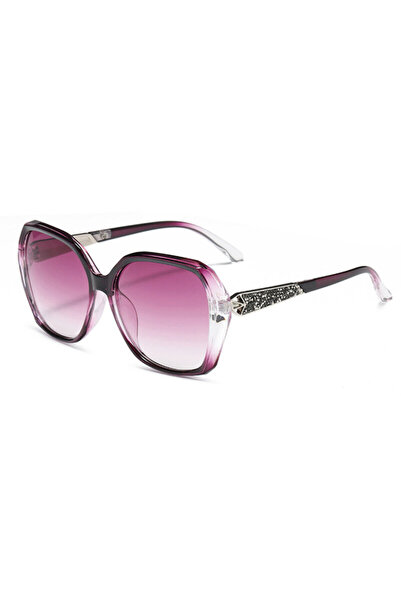 Techsuit Oversized Sunglasses with Rhinestones Techsuit, Purple