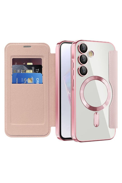 Techsuit Samsung Galaxy A35 5G SmartMag Book Case, pink