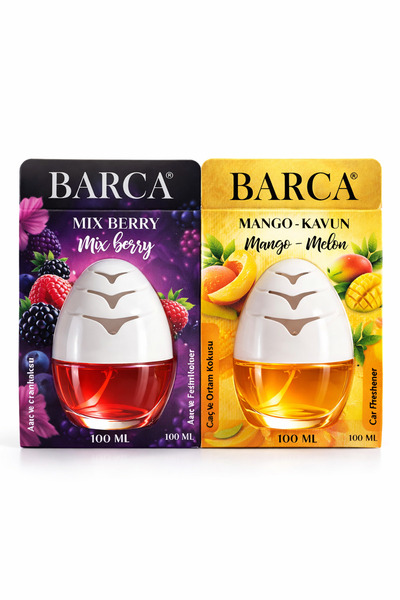 Barca Mix Berry & Mango Kavun Araç ve Ortam Kokusu 2'li Set 100 ml + 100 ml