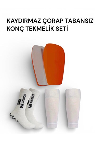 Gök Sports Adult Shin Guard Calf Protector Socks Football Shin Guard Anti-Sli...